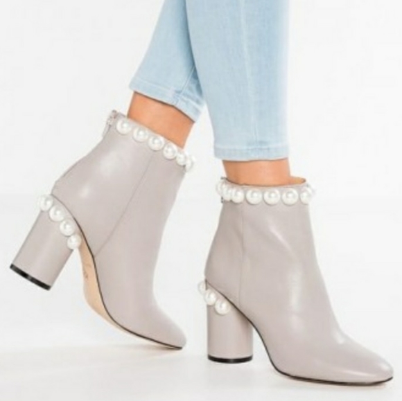 Katy Perry Collections Shoes - KATY PERRY BOOTS The Opearl - Nappa Grey NWT 10M